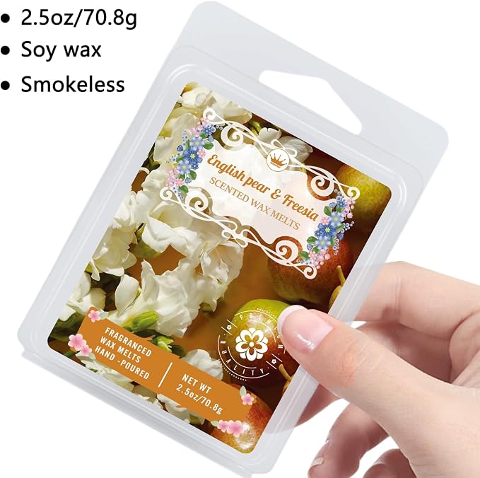 8 Natural Soy Wax fire-Free Aromatherapy Cube Gift Box, containing 8 Kinds of - Image 8