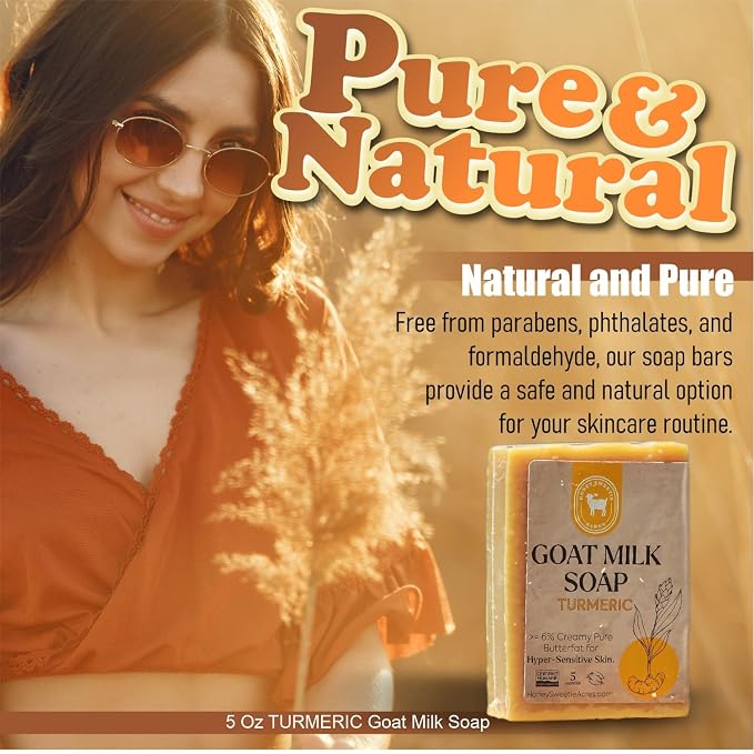 Honey Sweetie Acres Turmeric Goat Milk Soap - Image 3