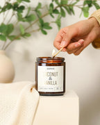 AOOVOO Coconut Vanilla Candles - 9 oz Scented Candles - Image 6