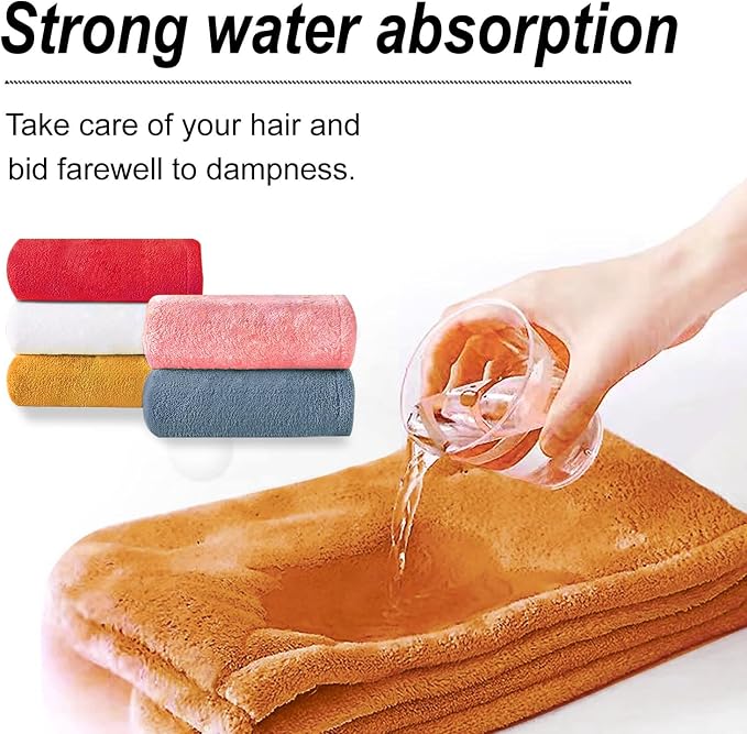 Microfiber Hair Drying Towel Wrap - Image 8