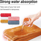 Microfiber Hair Drying Towel Wrap - Image 8