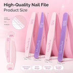 MelodySusie Nail File Kit, Professional Nail Art Manicure Pedicure Supplies - Image 6
