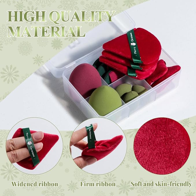 Makeup Sponge Set BS-MALLTriangle Puff 14 Pcs - Image 5