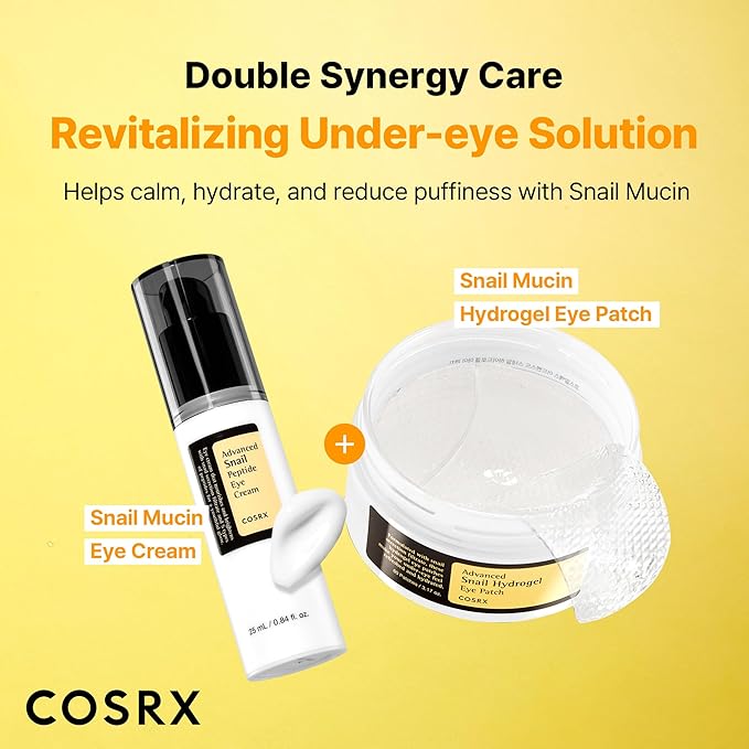 COSRX Advanced Snail Hydrogel Eye Patch, Gel Serum Mask, Puffy Under Eye - Image 6