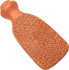 QUBA LINEN Pumice Stone for Feet – 2-Sided Terra Cotta Foot Scrubber, Natural by QUBA+LINEN