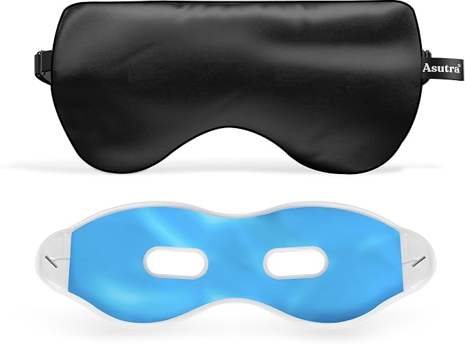 ASUTRA Silk Eye Pillow for Sleep, Weighted Eye Mask, Meditation & Light by ASUTRAASUWD