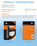 Lip Balm for Men-5pcs Vitamin E Hydrating Mens lipstick, Moisturizing and - Image 7