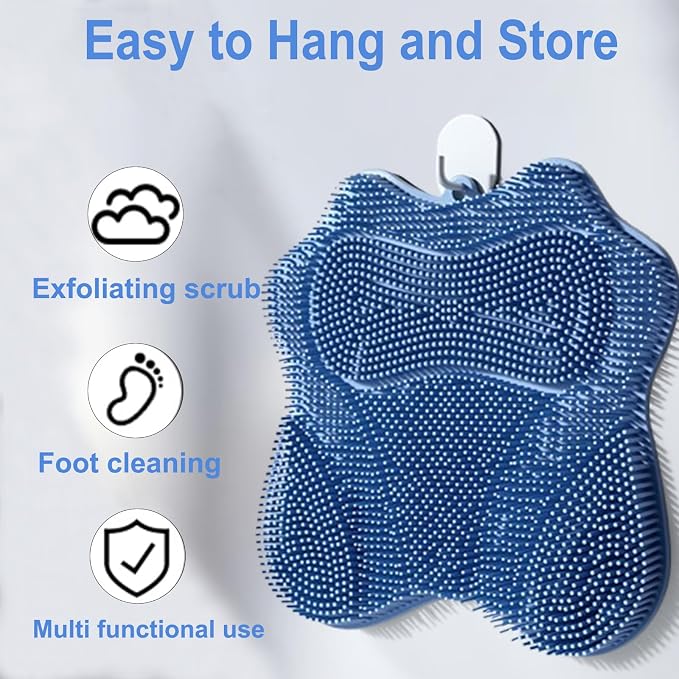 Shower Foot Scrubber, Shower Foot and Back Scrubber - Image 6