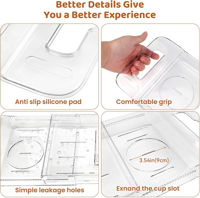 Expandable Bathtub Tray, Foldable Bath Tray - Image 5