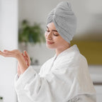 2 Pack Microfiber Hair Towel Wrap - Image 2