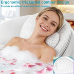 SQLHM Bath Pillows for Tub, Luxury Bath Pillow for Neck and Back Support-with - Image 3