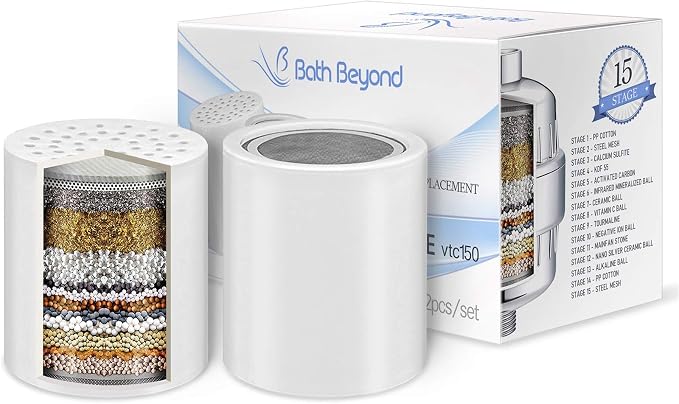 Bath Beyond 15-Stage Shower Filter Replacement Cartridge Shower Filter - Image 3