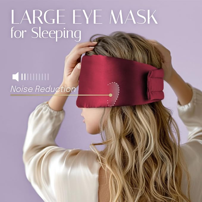 Silk Sleep Mask Soft Pressureless: 100% Mulberry Silk - Image 6