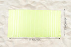 Ray Silver Turkish Beach Towel – 100% Cotton 40x71 Quick Dry Oversized Sand - Image 6