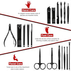 Manicure Set Professional Nail Clippers Kit Pedicure Care Tools- Stainless - Image 2