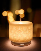 Ceramic Essential Oil Diffuser, 280ml 2.4MHz Ultrasonic Cool Mist Aromatherapy by ONABOVIVA