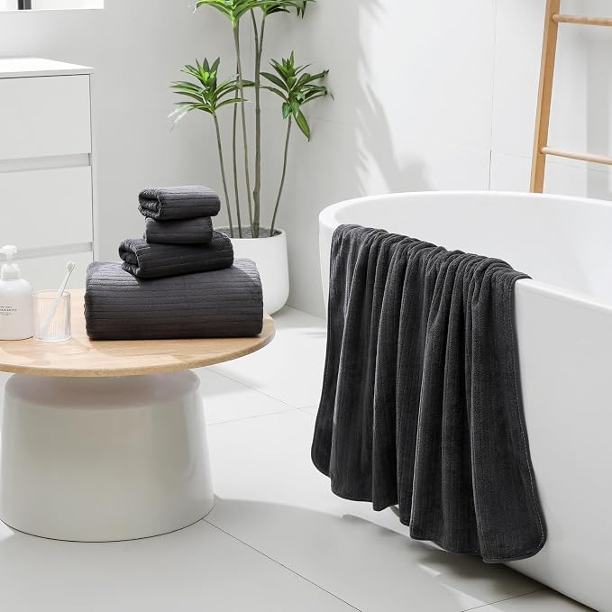 YTYC 39x78 Bath Sheets Extra Large Bath Towels Set - Image 2