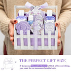 Gift Baskets for Women, Lavender Gift Sets for Women Self Care Spa Gift Basket - Image 7