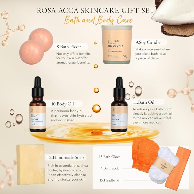 Mothers Day Gift, Self Care Pamper Set, Home Spa Gift Baskets, Bath & Body Gift - Image 3