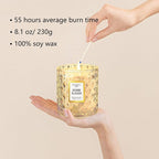 Chloefu LAN Jasmine Blossom Scented Candle, Luxury Soy Candles, 55 Hours Slow - Image 2