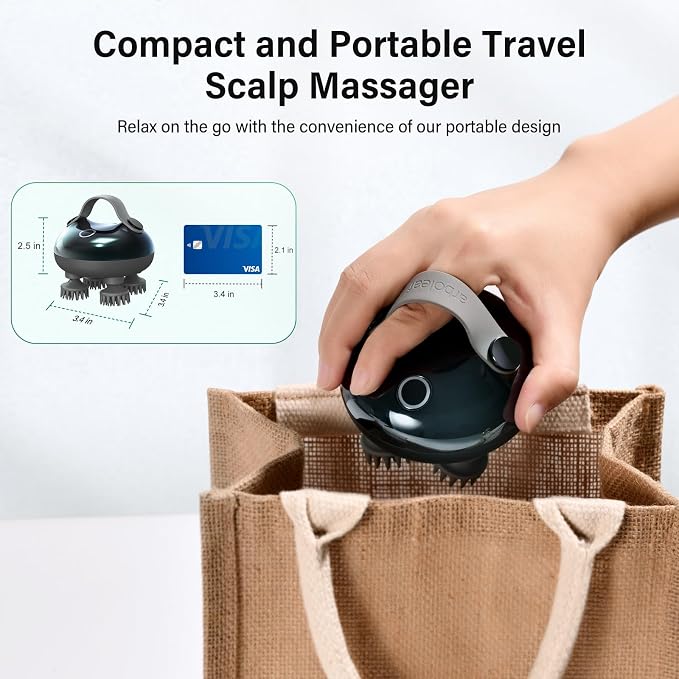 arboleaf Scalp Massager Electric, Portable Head Massager Scalp Stress Relax - Image 6