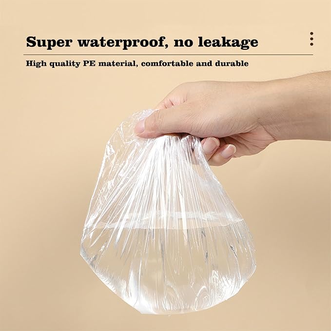 100 PCS Disposable Shower Caps Thickened Waterproof Hair Bath Caps - Image 2