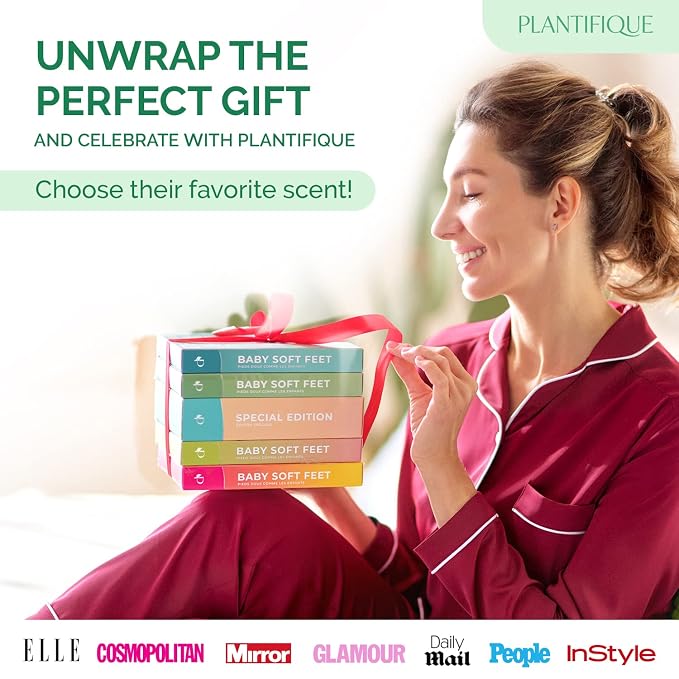 PLANTIFIQUE Foot Peeling Mask 2 Pack | Dermatologically Tested Repairs Heels & - Image 6
