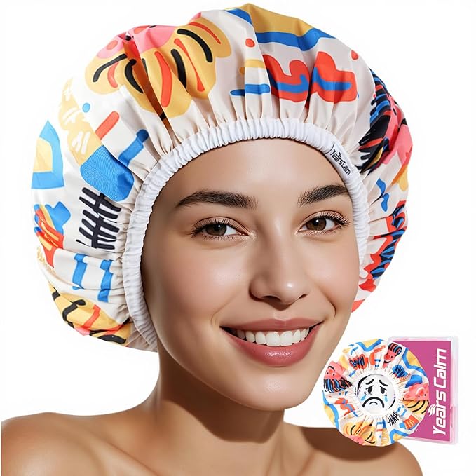 Years Calm Waterproof Shower Cap by Yearscalm