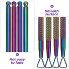 Beavorty Nail Cuticle Pusher 4pcs Stainless Steel Cuticle Peeler Triangle - Image 3
