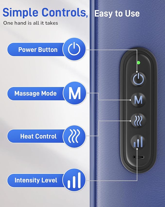 Neck Massager with Heat : Cordless Neck and Shoulder Massager - Image 5
