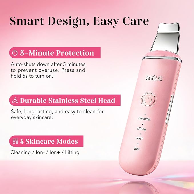 GUGUG Skin Scrubber Face Spatula Skin Spatula Pore Cleaner Blackhead Remover - Image 7