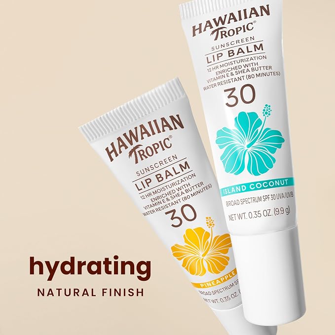Hawaiian Tropic Lip Sunscreen SPF 30, Pineapple | SPF Lip Balm, Beach Essentials - Image 4
