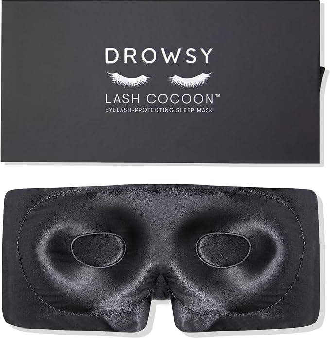 DROWSY Eyelash Protecting Silk Sleep Mask by Drowsy