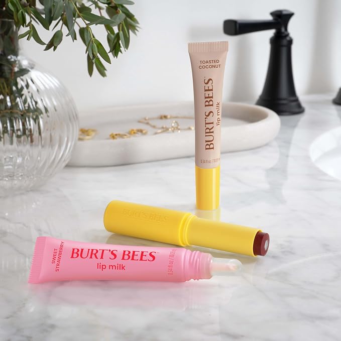 Burt’s Bees Lip Milk, Daily Lip Moisturizer, Toasted Coconut, Vitamin Enriched - Image 9