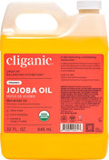 Cliganic Organic Jojoba Oil Bulk 32oz, 100% Pure, Natural Cold Pressed by Cliganic