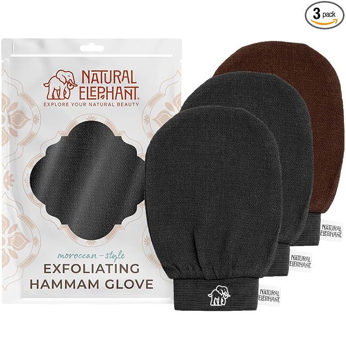 Natural Elephant Exfoliating Hammam Glove) by NaturalElephant