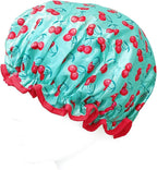 allydrew Reusable Women's Waterproof Shower Caps - Image 3