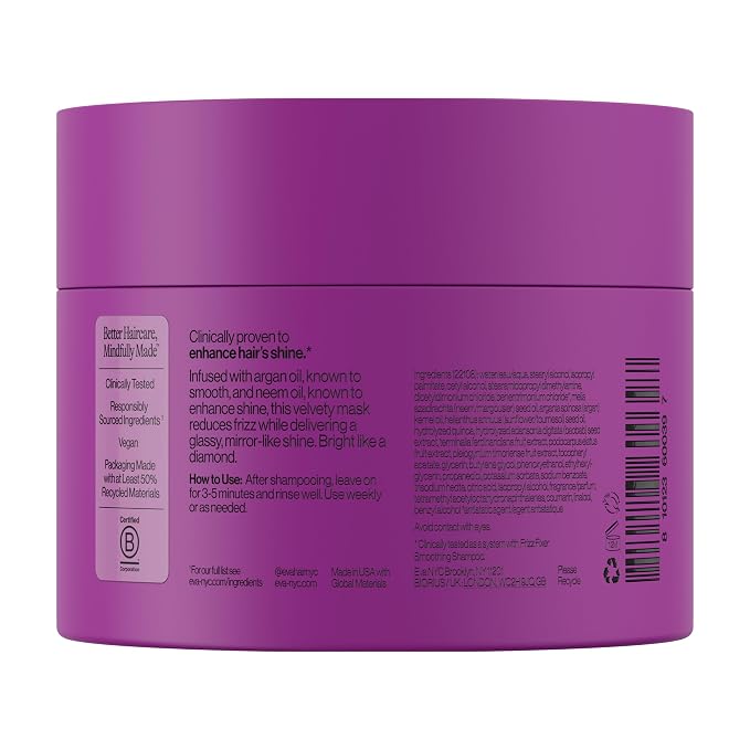 Eva NYC Anti-Frizz Hair Mask for Instant Shine - Image 2