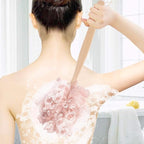 Pink Loofah with Handle - Image 4