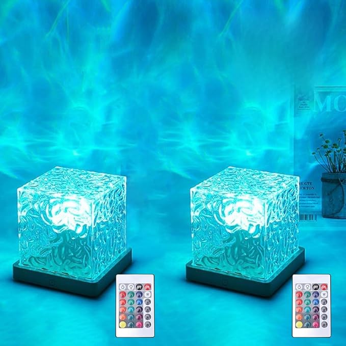 Ocean Wave Projector Light, 16 Color RGB Mood Light by Growalleter