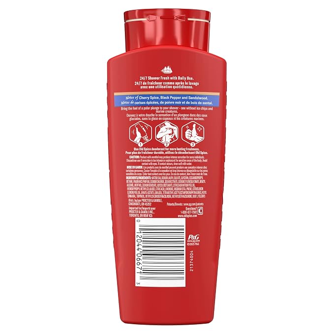 Old Spice Body Wash for Men, 24/7 Shower Fresh & Clean - Image 13