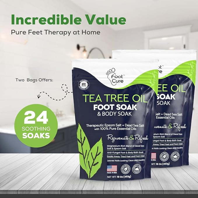 FOOT CURE Tea Tree Oil Foot Soak - Image 3