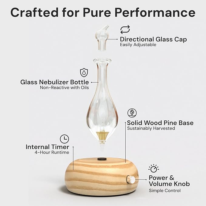 ArOmis Premium Glass Essential Oils Nebulizer - Image 7