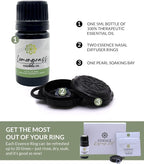 Essence Wearable Aromatherapy Nasal Diffuser – Lemongrass Essential Oil Nose - Image 4