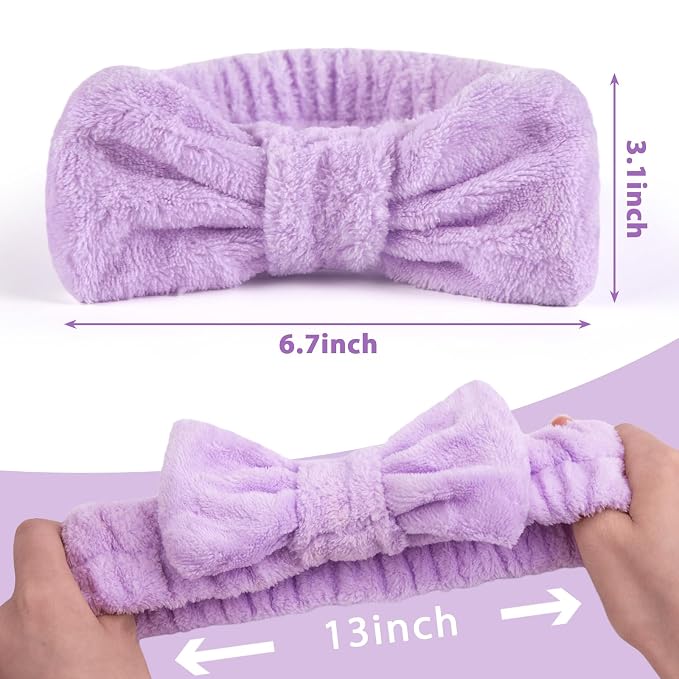 Shindel 6Pack Spa Headbands, Skincare & Makeup Headbands - Image 2