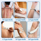 6-Piece Gua Sha Muscle Stainless Steel Scraper Massage Tool Set - Image 4