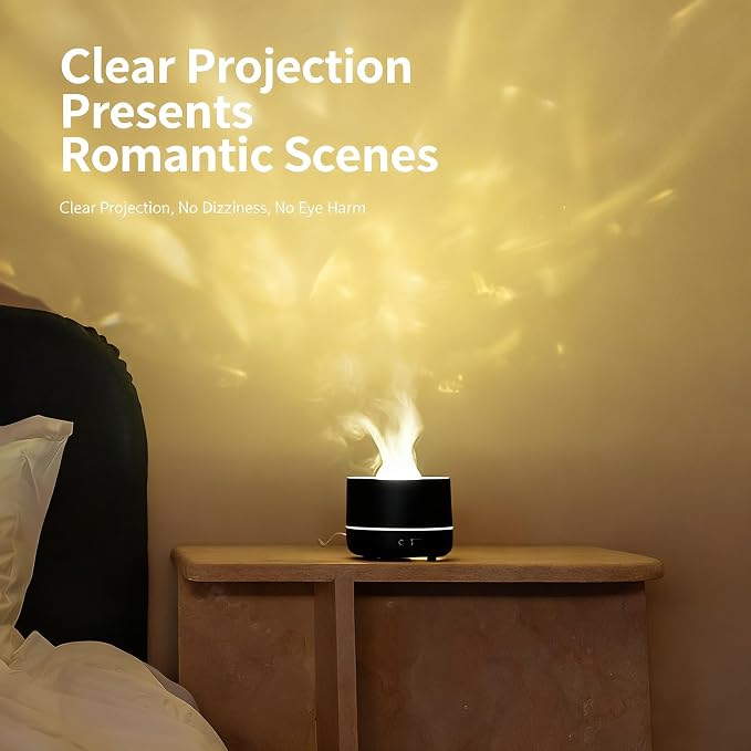 3-in-1 Galaxy Projector Humidifier & Essential Oil Diffuser, 7-Color Rotating - Image 4