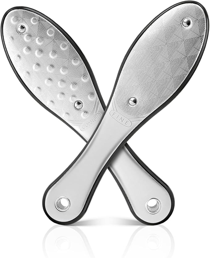 Foot Callus Remover for Feet, Metal Foot File Scraper, Stainless Steel Dual by Unknown