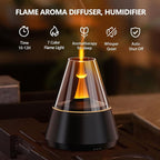 Flame Essential Oil Diffuser, Upgrade 7 Colour Lights Aromatherapy Diffuser - Image 3