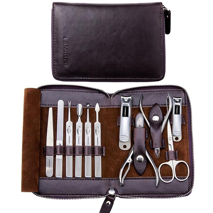 FAMILIFE Manicure Set, Nail Clippers Set Professional Manicure Kit 11 in 1 by FAMILIFE